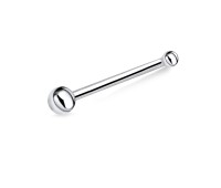 1.3mm Ball Silver Bone Nose Stud NSKD-60